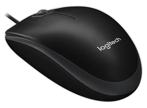 Logitech B100 souris Bureau Ambidextre USB Type-A Optique 800 DPI