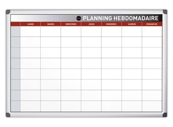 1 Planning hebdomadaire magnétique