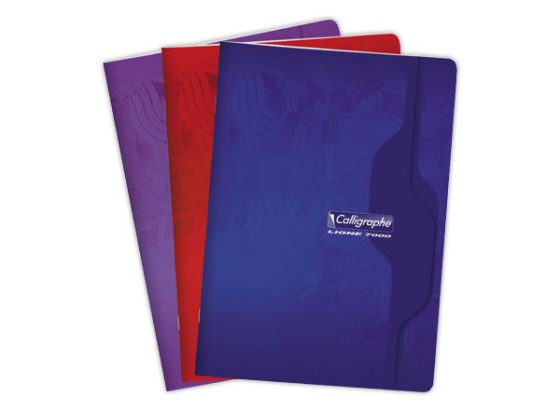 1 Cahier agrafé Calligraphe 70G, A4, 5x5,192 pages