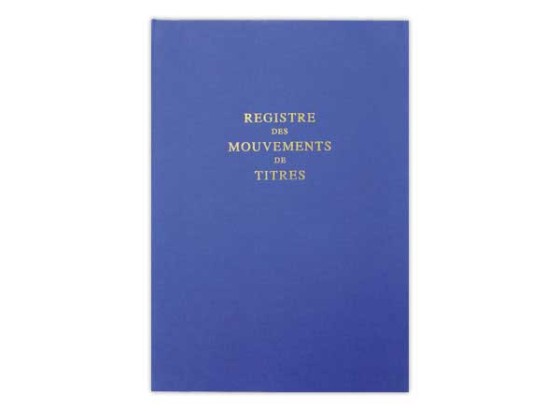 1 Registre des mouvements de titres