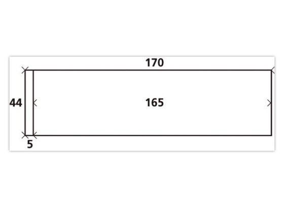 1 Boite de 1000 Étiquettes d'affranchissement 1 étiquette par planche 170x44 mm