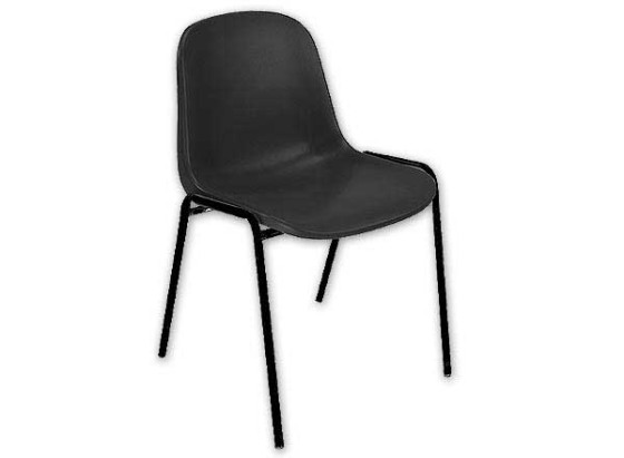 1 Chaise coque Beta - noir