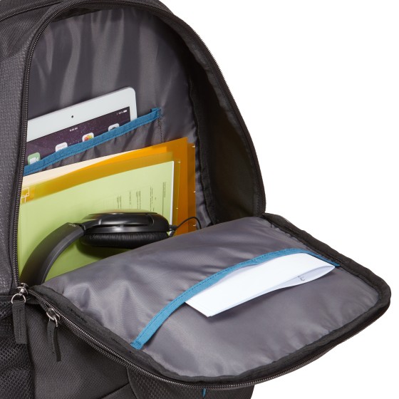Case Logic Prevailer PREV-217 Black/Midnight sac à dos Sac à dos normal Noir Polyester