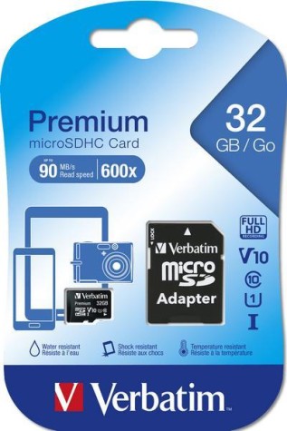 Verbatim Premium 32 Go MicroSDHC Classe 10