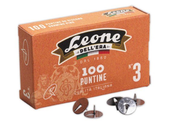 1 Boite de 100 Punaises acier 11,5 mm N°3 - inox
