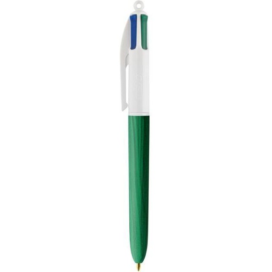 STYLO BIC 4 COULEURS BOIS