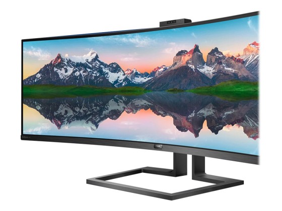 PHILIPS 499P9H/00 UWQHD, Curved,49p,VA,Webcam,70Hz, 5ms, Adaptive Sync, Docking USB-C, USB-C Port, DP, HDMI, Heightadj. HP