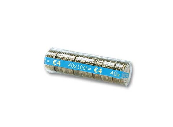 1 Sachet de 250 Coques plastique pour pièces de 10 centimes