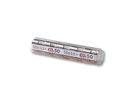 1 Sachet de 250 Coques plastique pour pièces de 1 centime