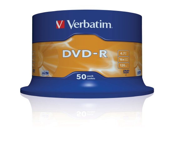 Verbatim DVD-R Matt Silver 4,7 Go 50 pièce(s)