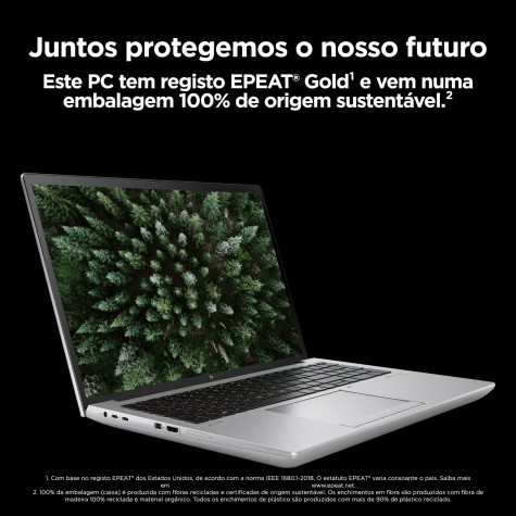 HP ZBook Fury 16 G11 Intel® Core™ i7 i7-14700HX Station de travail mobile 40,6 cm (16") WUXGA 16 Go DDR5-SDRAM 1 To SSD NVIDIA RTX A1000 Wi-Fi 7 (802.11be) Windows 11 Pro Argent