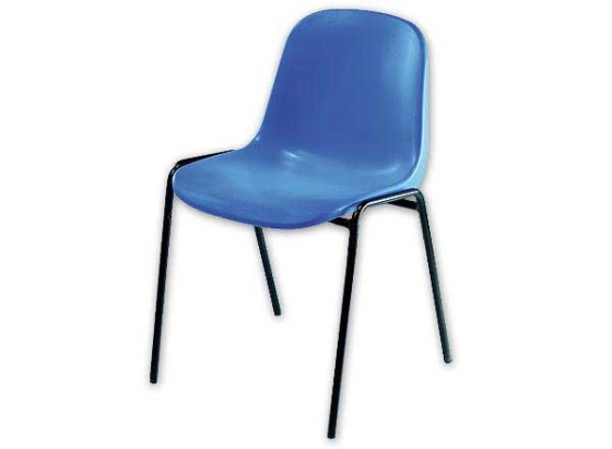 1 Chaise coque Beta - bleu