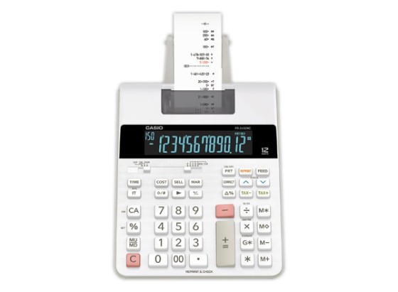 1 Calculatrice imprimante CASIO 2650RC 12 chiffres