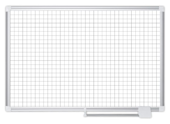 1 Planning magnétique Kanban 120 x 90 cm- Cases 25x25 mm