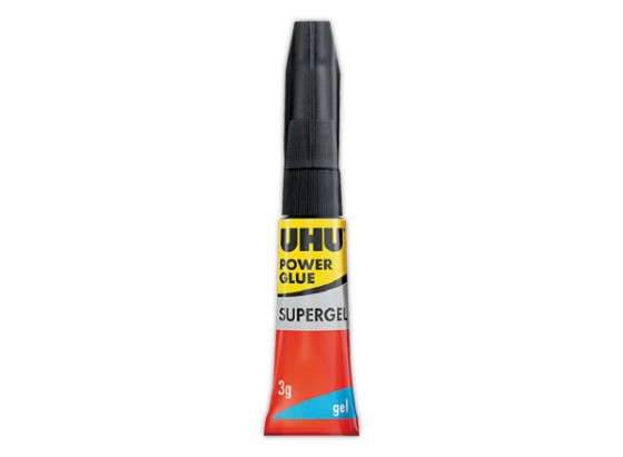 1 Colle cyanoacrylate gel super puissante UHU - 3g