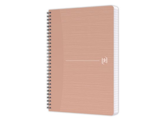 1 Cahier recyclé à spirales 180 pages 90gr A5 5x5.
