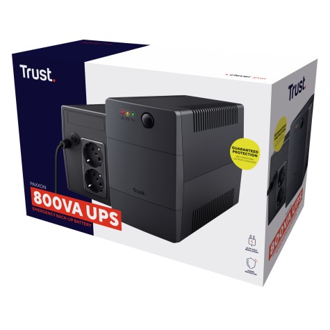 Trust Paxxon alimentation d'énergie non interruptible 0,8 kVA 480 W 2 sortie(s) CA