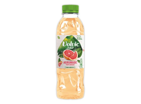 1 Pack de 12 Bouteilles eau VOLVIC Juicy saveur agrumes- 50 cl