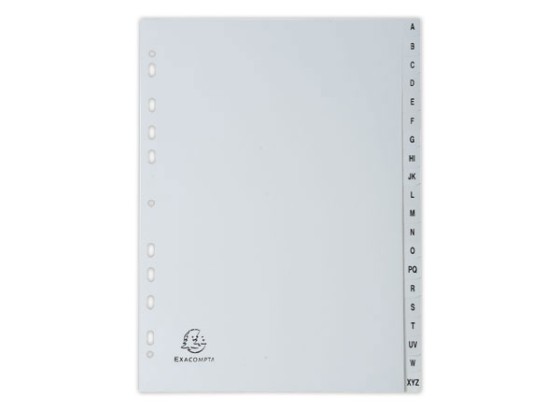 1 Jeu d'intercalaires alphabétiques FOREVER pour format A4- 20 touches