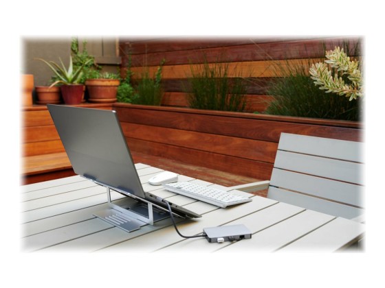 Kensington Rehausseur Easy Riser™ Aluminium pour ordinateur portable