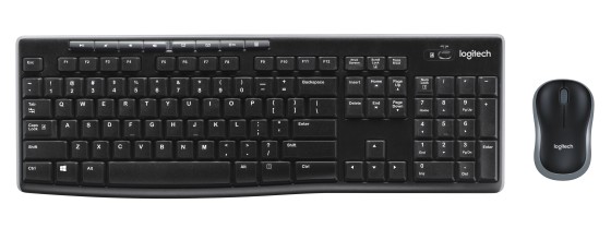 Logitech Wireless Combo MK270 clavier Souris incluse Universel USB AZERTY Français Noir