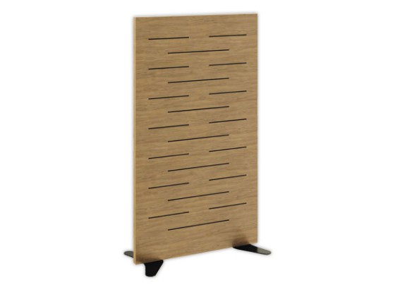 1 Cloison acoustique Hêtre H140cm montée
