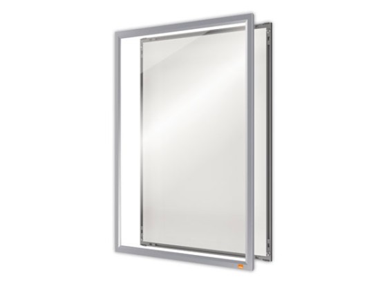1 Porte-affiche clipsable A3 Nobo impression - argent