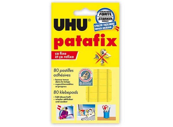 1 Pâtes adhésives PATAFIX - jaune