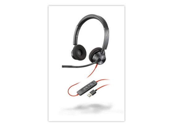 1 CASQUE FILAIRE HP POLY BLACKWIRE 3320 USB-A/C