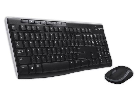 Logitech Wireless Combo MK270 clavier Souris incluse Universel USB AZERTY Français Noir