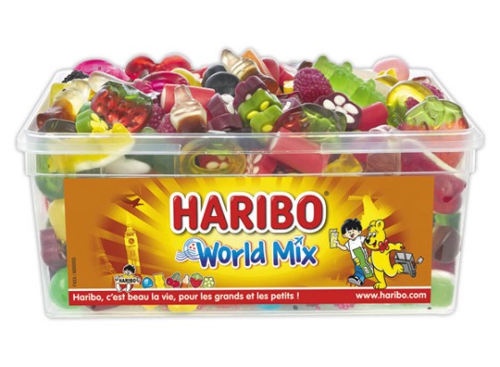 1 Bonbons HARIBO World Mix - 900 grammes