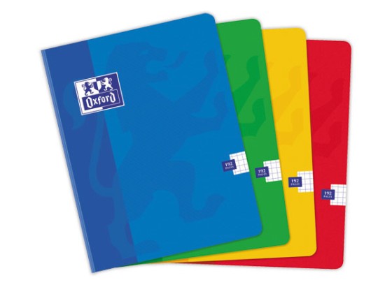 1 Cahier brochure Oxford Essentials -17 x 22 cm - 5X5 - 192 pages