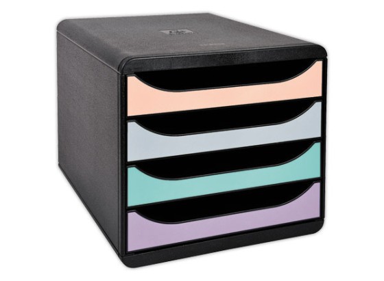 1 Module de classement 4 tiroirs Big Box+ Exacompta