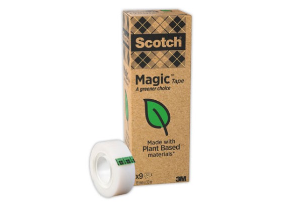 1 Boite de 9 Rouleaux d'adhésif invisible SCOTCH Magic - 33 m x 19 mm