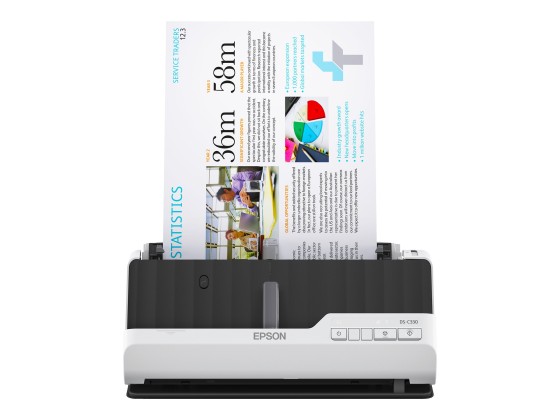 Epson DS-C330 Chargeur automatique de documents + Scanner à feuille 600 x 600 DPI A4 Noir, Blanc