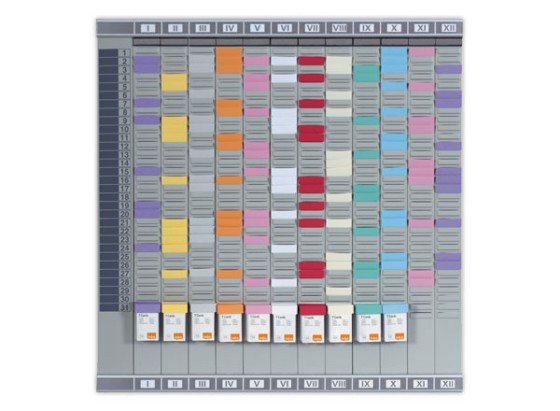 1 Planning Kit 12 colonnes annuelle ou mensuelle