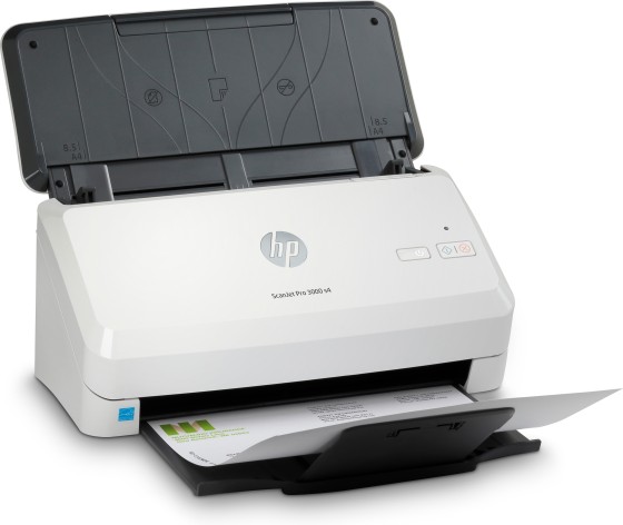HP Scanjet Pro 3000 s4 Alimentation papier de scanner 600 x 600 DPI A4 Noir, Blanc