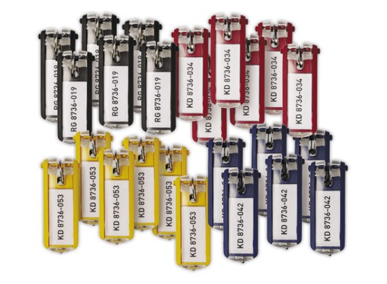 1 Sachet de 24 Porte-clé KEY CLIP - DURABLE 24 pièces