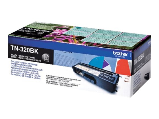 Brother TN-320BK - Cartouche de toner originale – Noir