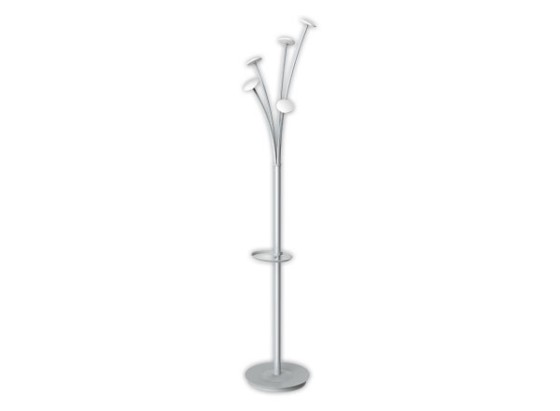 1 Portemanteau Festy ALBA patères couleur blanc corps gris H 1,87 m