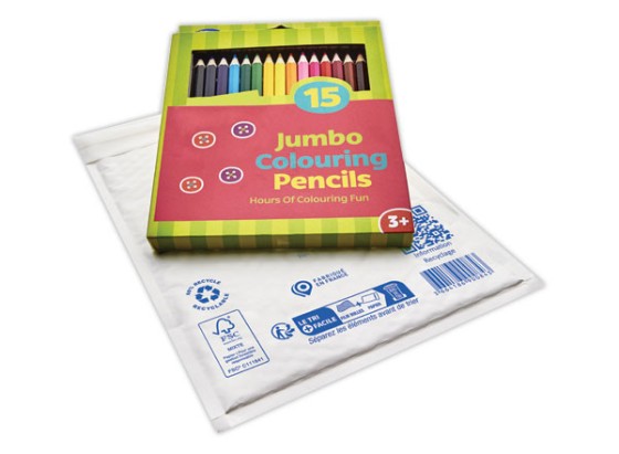 1 Carton de 100 Pochettes matelassées à bulles format type F/3 22*33cm