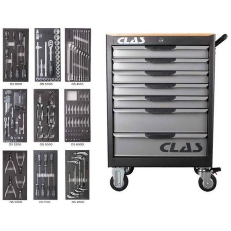 SERVANTE 7 TIROIRS + 172 OUTILS