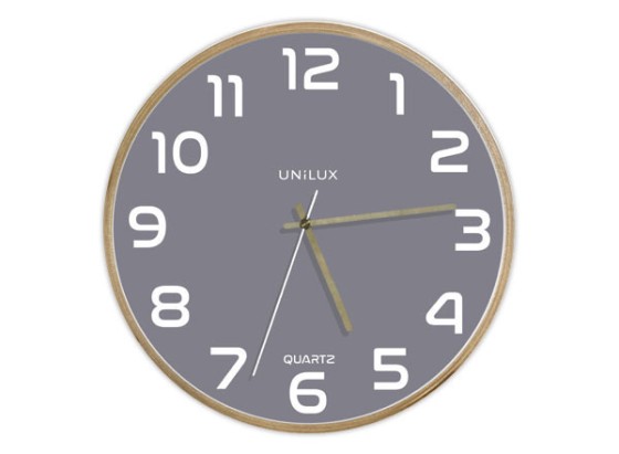 1 Horloge Quartz Baltic - Gris