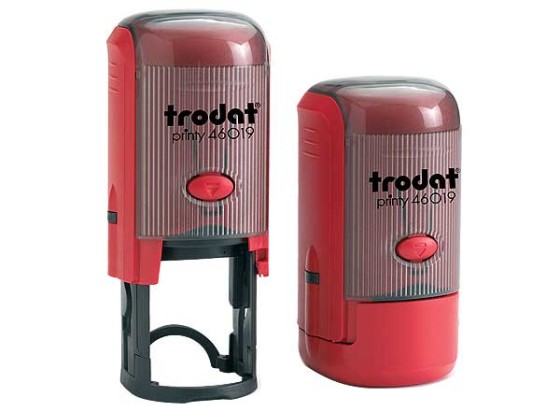 1 Timbre personnalisable Printy 46019  diam 18 mm - 4 lignes max.