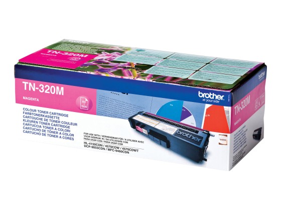 Brother TN-320M - Cartouche de toner originale – Magenta