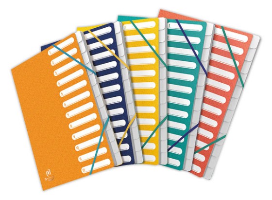 1 Trieur bicolor recyclé à 12 positions