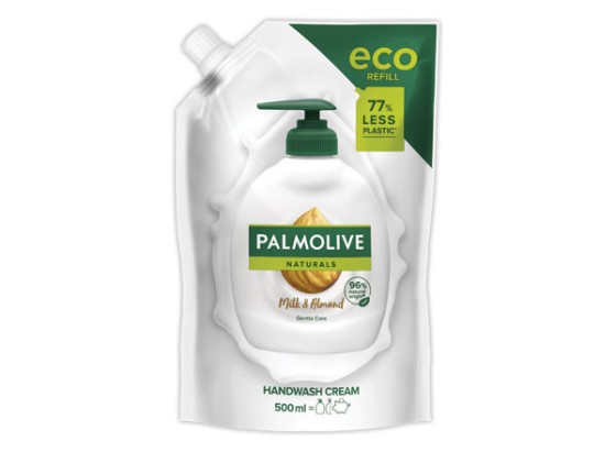 1 SAV RECH PALMOLIVE LAIT AMANDE 500ML