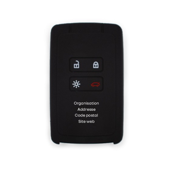 ETUI CARTE DE DEMARRAGE SILICONE - OFFCIEL RENAULT