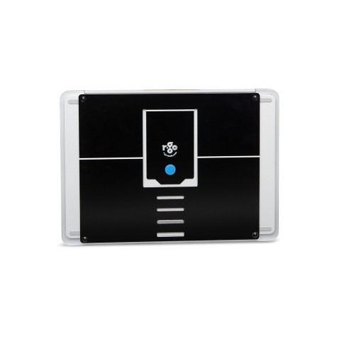 R-Go Tools Support pour ordinateur portable R-Go Riser Attachable, réglable, intégré à votre ordinateur portable, aluminium, noir
