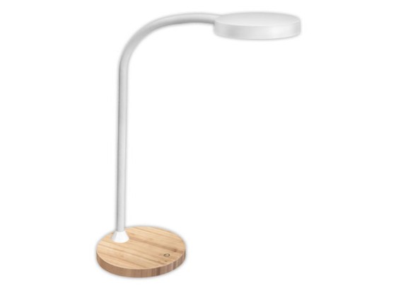 1 Lampe led Flex socle couleur bois